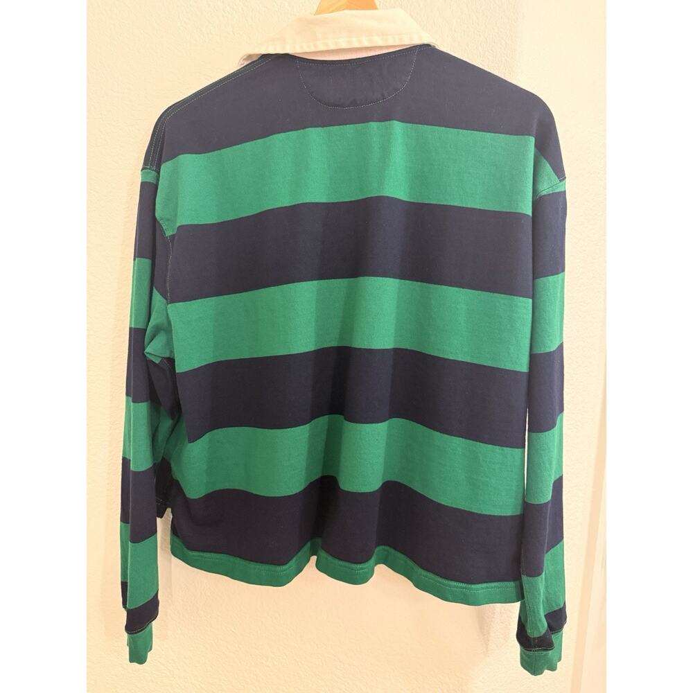 Ralph Lauren Rugby Women’s Polo Rare Colorway - Navy Blue Green Size Small - EUC - Picture 6 of 9